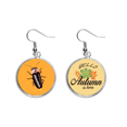 thumbnail image 1 of ¡Cucaracha! Cucaracha! Pendiente del lóbulo de la joyería del pendiente de la hoja del otoño Unbranded M, 1 of 3