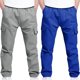 thumbnail image 1 of Cowsor 2PC Boys Cargo Sweatpants Casual Hiking Pants Joggers Athletic Trousers Cotton Loose Straight Pants for Men, 1 of 6
