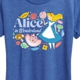 thumbnail image 3 of Alice in Wonderland - Alice Icons - Women's Short Sleeve Graphic T-Shirt, 3 of 5