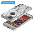 thumbnail image 3 of Google Pixel 2 XL Case, Rosebono Slim Hybrid Shockproof Hard Cover Graphic Fashion Colorful Skin Cover Armor Case For Google Pixel 2 XL (White Marble), 3 of 5