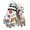 White1, variant on Children's Winter Windproof Warm Ski Thermal Water Cartoon Children's Outdoor Cycling For Children Boys Girls Youth Bike Ages 8-14 with Light Womens Baseball Caps Girl Winter Hats Boot Straps for