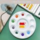 thumbnail image 4 of 3 PCS Set Paint Tray Palette 6.7 Inch Plastic Round Palette with 11 reservoir for Watercolor and Oil DIY Craft Art Painting, 4 of 4