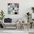 thumbnail image 2 of Stupell Industries Love Typography Collage Vintage Icons Patchwork, 30 x 30, Designed by Charlie Carter, 2 of 5