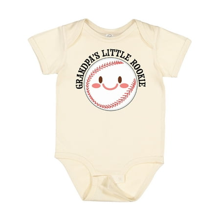 

Inktastic Grandpa s Little Rookie- Baseball Gift Baby Boy or Baby Girl Bodysuit