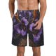 thumbnail image 1 of Fotbe Ornate Purple Floral Vase Trajes de Baño Estampados para Hombre, Shorts de Verano de Secado Rápido, Ropa de Playa, Bañadores-Small, 1 of 6