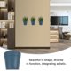 thumbnail image 5 of unbranded 3Ud Jardineras De Pared Oscuro Duraderas Decorativas Sin Perforación, 5 of 6