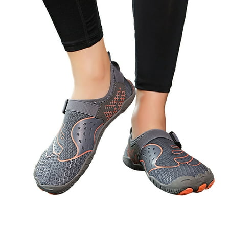 

Chnzic Outdoor Couple Men Waterproof Mountaineering Casual Sport Shoes Buckle Strap Beach Running Breathable Soft Bottom Shoes