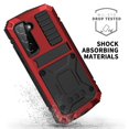 thumbnail image 4 of Pour Samsung S23 Cadre en Métal Support Trois-Protection Étui Rouge, 4 of 5