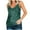 Green, variant on Sequin Tops for Women Sparkly Summer Tank Top for Club Solid Color Boat Neck Camis Tops