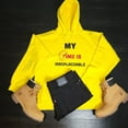 thumbnail image 2 of Blue Cavalz Yellow pullover my time hoodie, 2 of 8