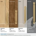 thumbnail image 3 of Amerock Coble 6-5/16 inch (160mm) Center-to-Center Champagne Bronze Cabinet Pull, 3 of 6