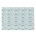 thumbnail image 1 of Cartoon Cutting Board, Polar Bears in Blanket with Romantic Hearts Backdrop Hand Drawn Animals, Decorative Tempered Glass Cutting and Serving Board, Large Size, Pale Blue Coral Blue, by Ambesonne, 1 of 1