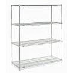 Global Industrial 18548C Nexel Chrome Wire Shelving, 54 x 18 x 86 in.