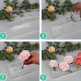 thumbnail image 4 of Florero de AcríLico Transparente 12 Agujeros Centro Mesa Floral Rectangular para Comedor Moderno, 4 of 5