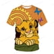 thumbnail image 1 of Disney Lion King Simba 3D PrintedAnime niños camiseta verano Casual lindo niños niñas camiseta Tops cuello redondo niños camisa Anime Clothing160 Gao Jinjia LED, 1 of 2