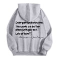 thumbnail image 6 of Women's Word Graphic Vintage Hoodie Long Sleeve Sweatshirt, 6 of 6