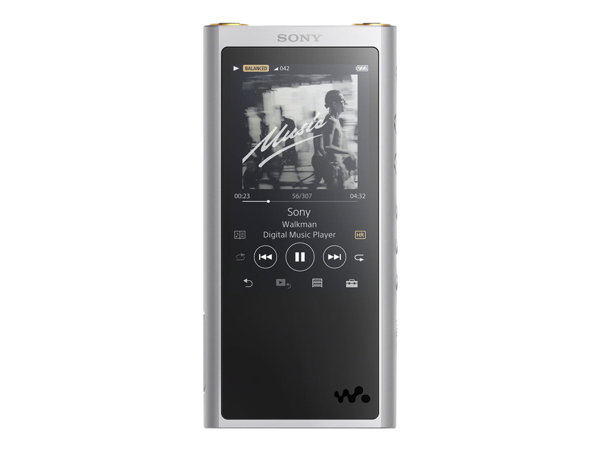 Sony Walkman NW-ZX300 - Digital player - 64 GB - silver - Walmart.com