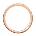 thumbnail image 2 of 0.11 Carat Diamond Unisex Wedding Band Ring in 14K Rose Gold (Ring Size 12.75), 2 of 3