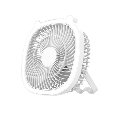 

Desktop Fashion and Convenient Mute 3-Speed Fan Night Light Wall-Mounted Two-In-One USB Charging Mini Fan