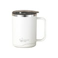 thumbnail image 2 of Double Coffee Cup Stainless Steel Mug with Handle 304 Stainless Steel Cups with Lids Portable Coffee Cup Office Mugs for Young Adults College Office Home, 2 of 7