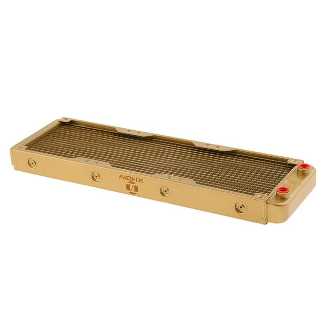 Radiador de aluminio Baoblaze Kit de Disipador de enfriamiento de agua 10 tubos 395x120x30mm