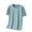 #04 Green 【Mix & Match: Stock Up on Your Favorite Colors】, variant on Men's Striped Casual Button Down Shirt Cotton, Short Sleeve Loose Fit Crew Neck, Breathable Soft Lightweight, Casual Daily Office Father's Day | Zenithor,Blue 58