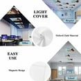 thumbnail image 4 of 3 Pack Farm Barn Fluorescent Light Covers for Ceiling Lights Cow Pig Horse Sheep Farmhouse Animal Wood Board Magnetic Ceiling Light Covers Overhead Light Filters for Office Classroom Home, 4 of 9