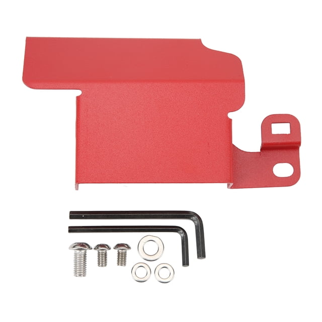 Solenoid Valve , High Strength Anti Rust Powder Coated Boost Solenoid Cover Aluminum Durable For Vehicles Red