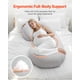 thumbnail image 3 of VEVOR Almohada de embarazo Almohada de maternidad de cuerpo completo en forma de C Ultra suave y transpirable, 3 of 9