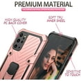 thumbnail image 2 of PBRO Case For Samsung Galaxy S20 Plus Case with Magnetic Ring Holder 360 Degree Rotating Kickstand Dual Layer Hybrid Full-Body Protect Shockproof Drop Proof Impact-Resistant Rugged for S20 Plus Pink, 2 of 7