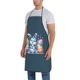 thumbnail image 4 of Funny Easter Apron for Women Men - Cute Bunny & Eggs Kitchen Apron with Pockets - Waterproof Cooking Bib for BBQ Baking Gardening Cafe, Easter Decor 2026, Easter Bunny Accessories, Hostess Gift Ideas, 4 of 9