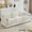 Beige, variant on 89" Plush Chenille Sillones Para Sala Sofa, Para Sala Sofa with Double Cushion, Para Sala Sofas with Curved Armrests for Living Room & Apartment, Grey