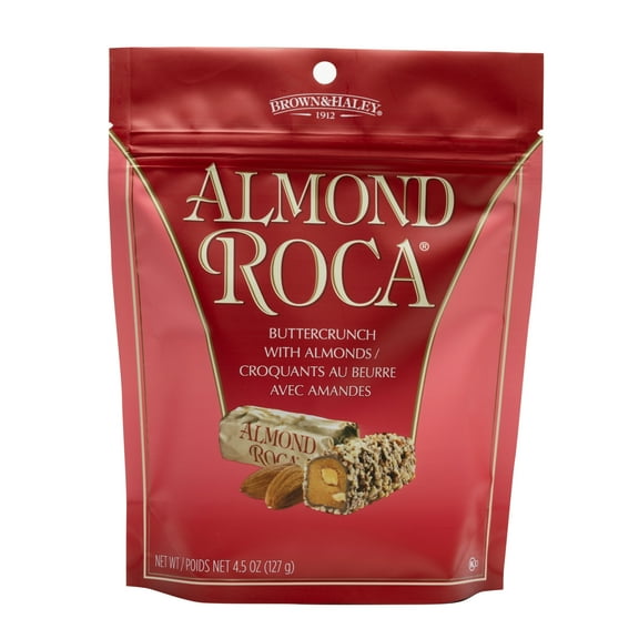 Almond Roca Gluten Free, Buttercrunch with Almonds, Stand-up Pouch, 4.5 oz