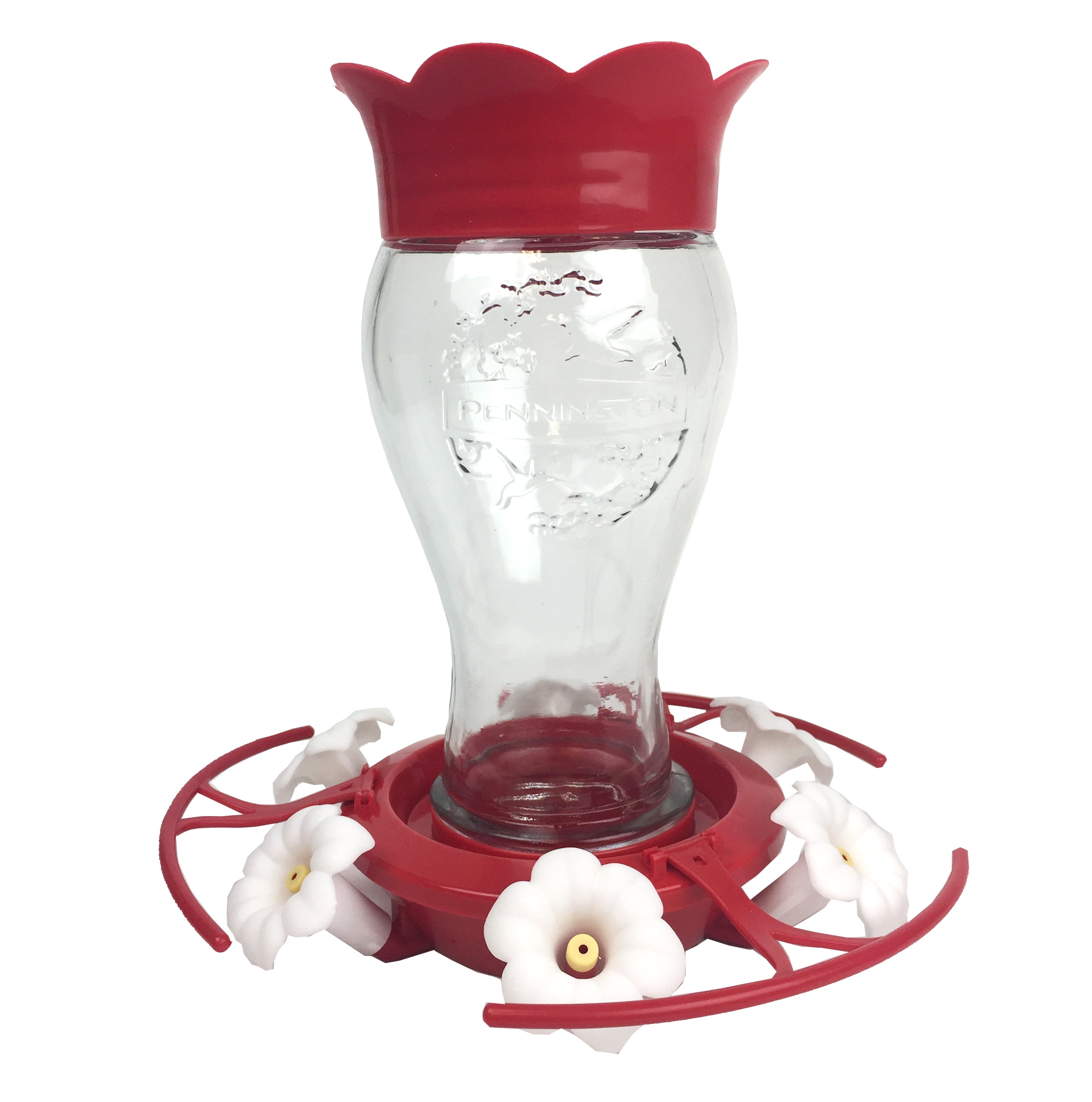 Pennington Decorative 28 Oz Glass Hummingbird Feeder Shelly Lighting