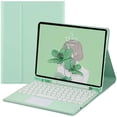thumbnail image 1 of SNNROO iPad 9th Generation 8th 7th Gen 10.2 inch/Air 3 Pro 10.5 inch Keyboard Case with Touchpad Cute Round Key Color Keyboard Detachable Bluetooth Touch Keyboard Slim Smart Cover, 1 of 7