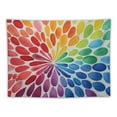 thumbnail image 5 of COMIO Tapestry Wall Hanging Floral Pattern Tapestries Aesthetic Watercolor Dahlia Flower Tapestry for Bedroom Living Room College Dorm Boys Girls Room Art Wall Decor Decorative Backdrop 40x30 Inch, 5 of 7