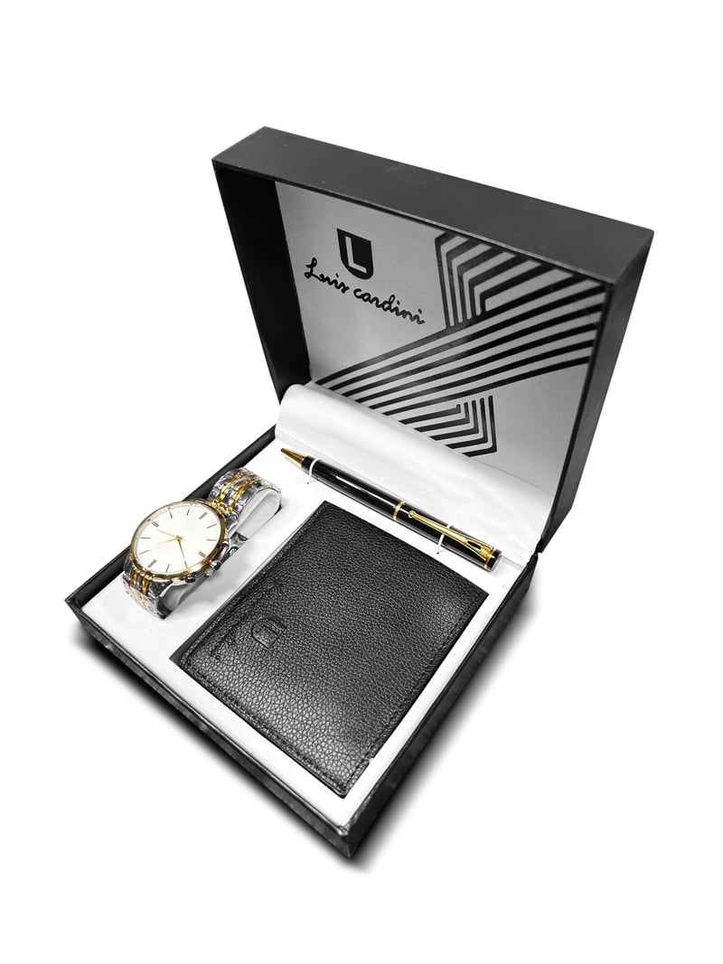 Luis Cardini 15218 Stainless Steel Mens Quartz Watch with  display picture 2