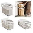 thumbnail image 2 of ANXPTIME Large Capacity Rice Dispenser Sliding Cover Design Kitchen Storage Container, 2 of 16
