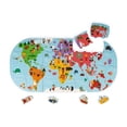 thumbnail image 4 of Janod - Bath Explorers Map - 28 Floating Foam Pieces - Bath Toy Puzzle for Toddlers - Age 3+ - J04719, 4 of 7
