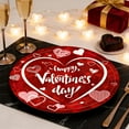 thumbnail image 3 of Uuiauoio Red Heart Valentines Day Party Decorations Plates and Napkins Sets Party Supplies Disposable Dinnerware Plates Cups Napkin Baby Shower Birthday Decorations(16 Plates), 3 of 5