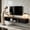 Black, variant on 80" Black Floating TV Stand in Engineered Wood for TVs up to 80"