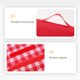 thumbnail image 3 of Estera de picnic plegable Estera de playa impermeable para Park Garden (Rojo), 3 of 8