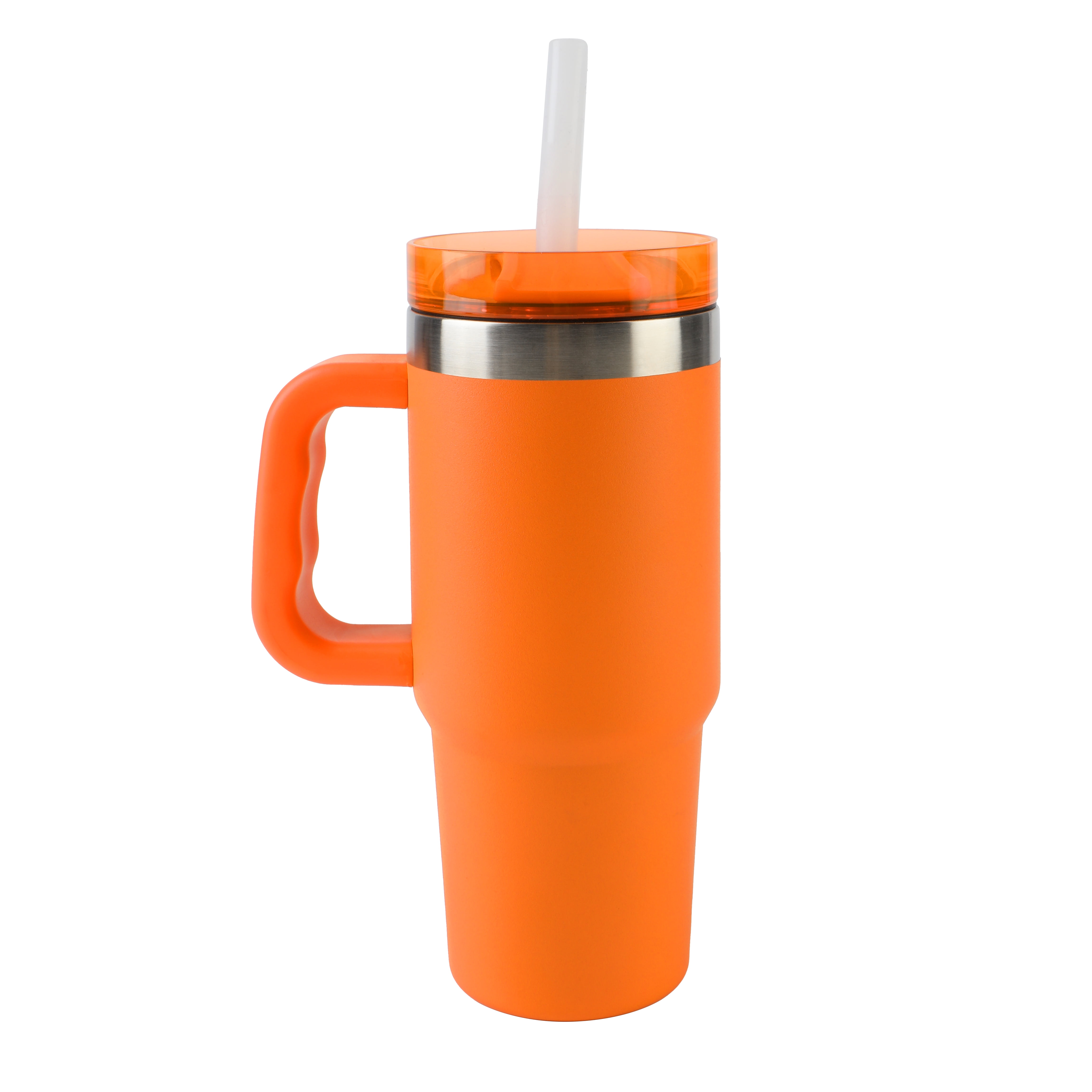 Ozark Trail 18oz Tumbler with handle- Bright Orange