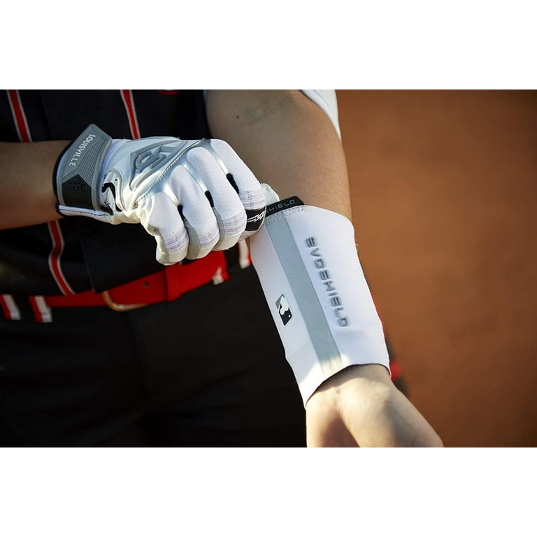 EvoShield PRO-SRZ WTV5200 White XL Protective Wristband Baseball