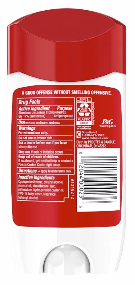 Old Spice High Endurance Original Anti-Perspirant & Deodorant 3 oz (Pack of 17)