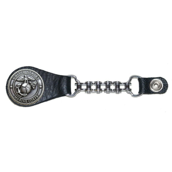 Handmade U S Marines Bike Chain Vest Set. Made in Texas