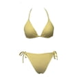thumbnail image 1 of Traje de Baño Ocean Pacific para Mujer Bikini con Amarres Ajustables Amarillo Talla CH 2 Piezas, 1 of 4
