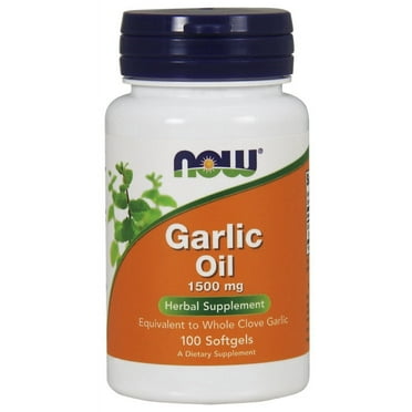 NOW Foods Garlic Oil 1500 mg - 100 Softgels