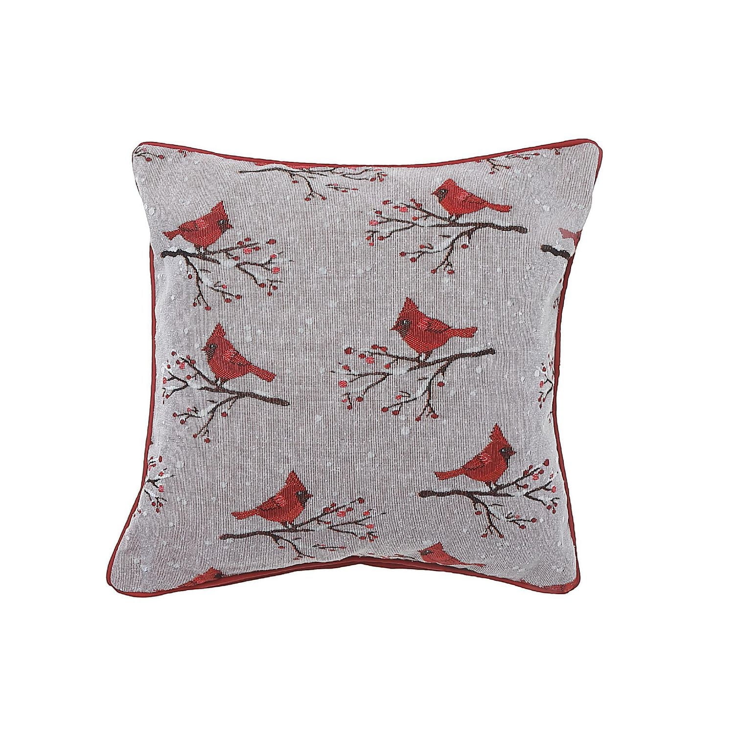 Coussin Tapisserie Multi Cardinal 18 X 18 - Lot De 2