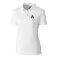 thumbnail image 2 of Women's Cutter & Buck White Arkansas Razorbacks Advantage Tri-Blend Pique Polo, 2 of 3